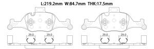 China 34106888482 BMW Brake Pad factory
