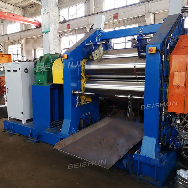 China Three Roll Rubber Calender Machine SGS 3 Roll Calender Machine For Plastics factory