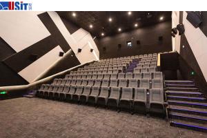 China CA117 Folding Cinema Armchair commercial Theater Room Chairs factory