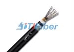 High Strength Fiber Optic Wire OM3 / OM4 With Black MDPE / HDPE Outer Jacket