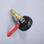 Metal Garden Water Connectors 1/2'' Nickel-Plated Brass Bibcock Water Tap for