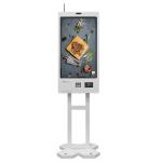 21.5 Inch Customer Service Kiosk Display Automatic Restaurant Kiosk System