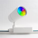 40W RGBW Magnetic Track Light , Magnetic Rail Cob Spotlight in Surface Mounted