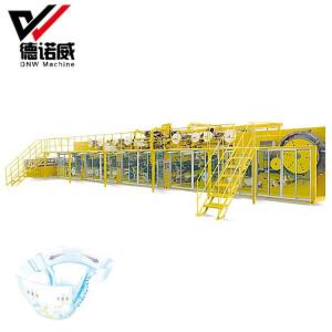 China Seim sover disposable baby diaper nappy production line making machine factory