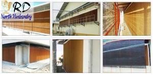 China corrugated cellulose evaporative cooling pad for greenhouse|poultry house factory