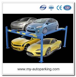 China 4 Post Wide Standard Lift /Four Post Double Car Parking Lift factory