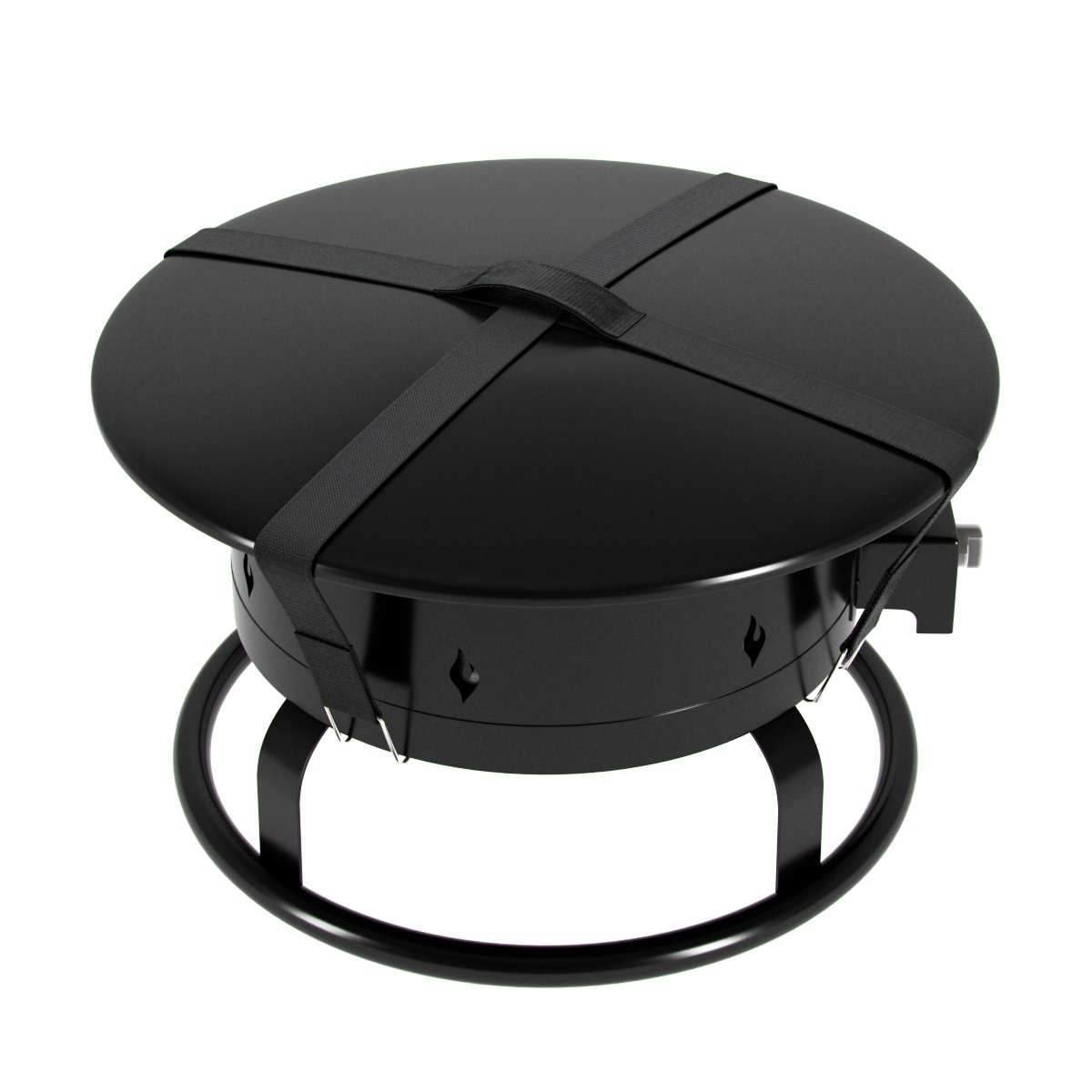 58 000 BTU Portable Propane Fire Pit Ideal for Outdoor Camping 19"D x 19"W x 11"H