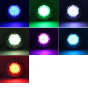 China Color Changing 54W IP68 Surface Mounted LED Pool Light factory