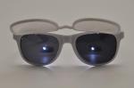 Orange Frame Plastic Diffraction Glasses With 0.65mm Thickness Lens