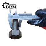 ISO Track Shoe Bolt Stainless Steel Excavator Bulldozer Heat Treatment