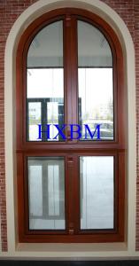 China Soundproof Metal Clad Wood Windows , Security Internal Double Glazed Window Units factory