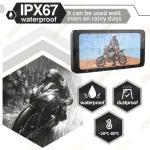 6.3inch Motorcycle Navigation Device Android Motorcycle Car Play Waterproof Loop