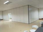 Modern Unique Acoustic Room Dividers / Melamine Board Sliding Folding Partitions