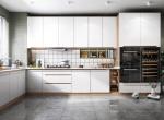 Furniture Modern Kitchen Cabinets European Style Environmental Friendly Wall