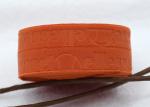 Debossed Customized Logo On 25mm Nylon Elastic Webbing 25mm for cycling wear