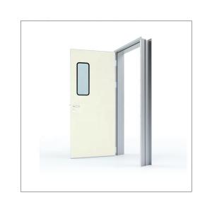 China Cleanroom Fireproof Cleanroom Door Sandwich Panel Door With Interlocking System factory