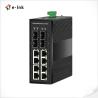 Buy cheap 100Base-T 802.3at Industrial PoE Switch Giga Switch 8 Port For Ethernet from wholesalers