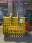 2.2M3 Excavator Sieve Bucket For 45Ton Excavator Tranch Cleaning Skeleton Bucket