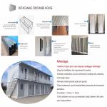 Detachable Container Galvanized Steel Frame Prefab Casa for Mobile Housing or