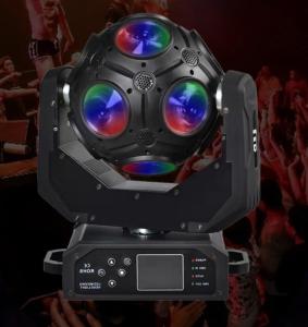 China Football LED Moving Head Light 12 10W With RGBW 4 In 1 Control And Self Walking factory