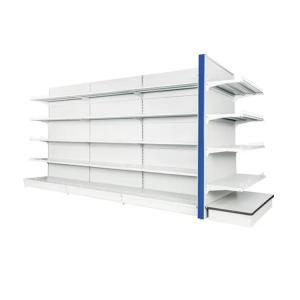 China Easy Installation Supermarket Display Shelving Durable With Customized Logos factory
