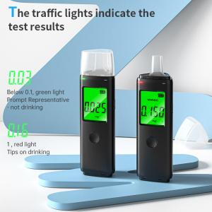 China ABS Plastic Portable Breath Alcohol Tester Machine with Type C charging factory