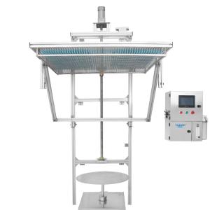 China Durable Construction 800mm Drip Test Equipment IPX1 IPX2 With Nut Screw Lifting factory