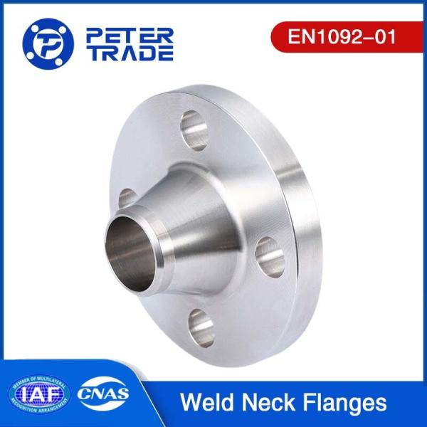 3 Inch Weld Neck Flanges EN1092-01 PN6 Raised Face Flange Carbon Steel A105 For