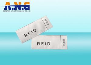 China RFID UHF Tamper Proof Hang Tag Paper Aluminum 860-960MHZ 90x25mm 45x45mm factory
