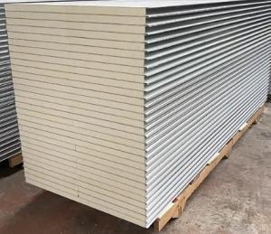 China 50mm-200mm Insulated Polyurethane Sandwich Wall Roof Panels for Soundproofing factory