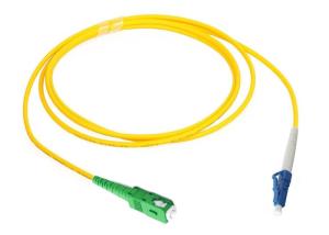 China Free Samples SC - LC Patch Cord Single Mode OS2 3MM OFNR Outer Jacket factory