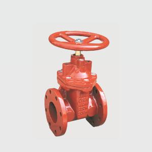 China DIN F4 Pn16 DN80 Cast Iron Non Rising Stem Metal Seat Gate Valve factory