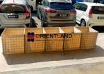 Uv Resistant Military Barriers Olive Green Foldable Gabions