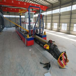 China Square Round Shape Ladder Cutter Suction Dredge With 1-15m Dredge Depth factory
