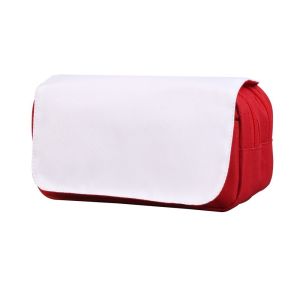Double Layer Sublimation Pencil Case Blank DIY Custom Polyester Sublimation