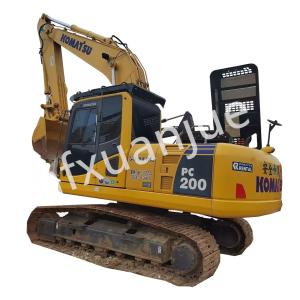 China 19500kg Used Komatsu Excavator PC 200 6.69L 110kW factory
