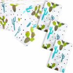Disposable Colorful Printed Waterproof Table Cover 108" x 54" Rectangle PE