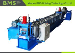 China Customered Steel Upright Roll Forming Machine With Automatic Cutting System factory