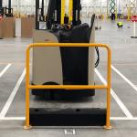 Safety Rubber Forkshield Mats Flexible Low Level Barrier Safely Stops Moving