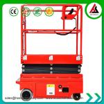 Lightweight Small Electric Hydraulic Scissor Lift 300kg 3.9M Self Propelled