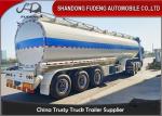 2/3 Axles 45000 Litres Fuel Tanker Semi Trailer 4 Compartments High Strength