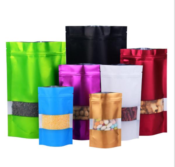 High Barrier Aluminum Foil Pouches 18*26cm Stand Up Plastic Printed Pouch With