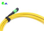 SM 24F 10M MPO Female - MPO Female MPO Trunk Cable For 40G / 100G Data Center