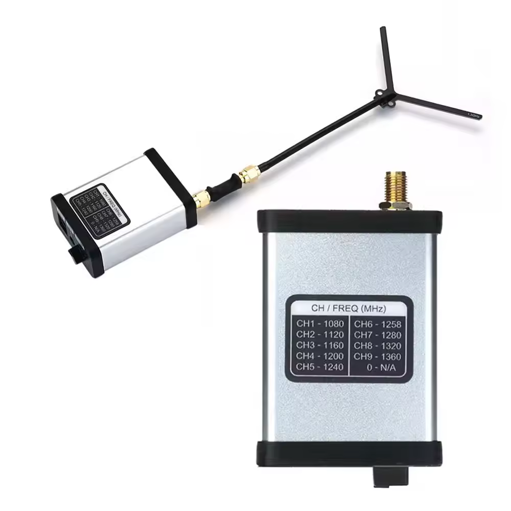 Wholesale VIDEO TRANSMITTER 1.3G 1.2G 8CH 800MW Audio Video FPV Transmitter Receiver Module 7-36V for RC FPV Long Range Airplane