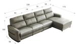BN Genuine Cowhide Leather Sofa Living Room Function Sofa Modern Smart Furniture