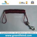 Strong Stainless Steel Coil Secure Lanyard Cable Red Color