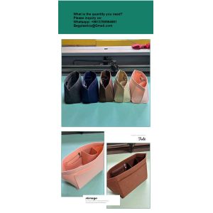 Purse Organizer Insert For Handbags & Base Shaper Set, Felt Organizer Insert