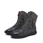 S210 Simple fashion all-match boots Mori leather mid-tube women's boots