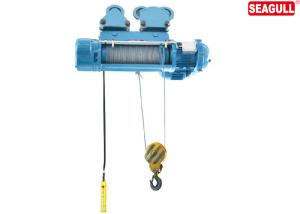China Warehouse Wharf Electric Chain Hoist With Trolley / 10T Wire Rope Pulling Hoist factory