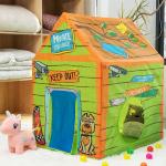 Big Trigone Indoor Outdoor Princess Castle Foldable Indoor Playhouse 100x70cm